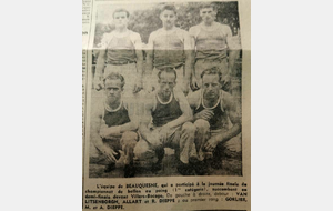 Equipe de Beauquesne 1969